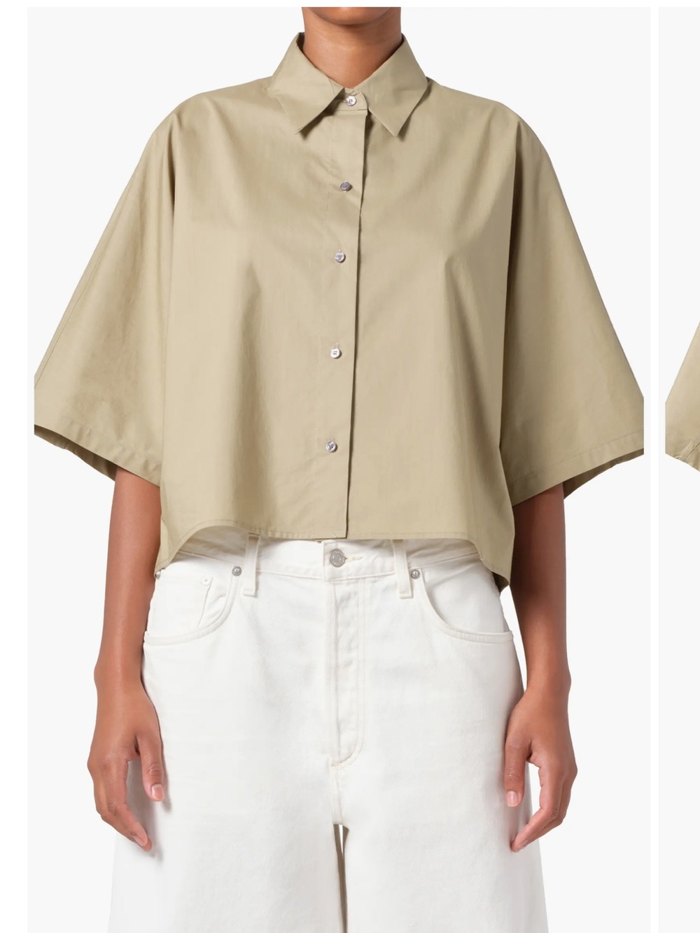 Agolde Merrin Shirt in Beige
